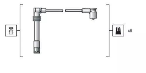 MAGNETI MARELLI Ignition Cable Kit (941318111162)