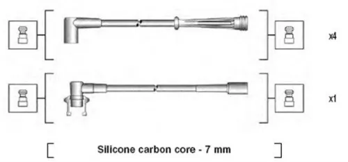 MAGNETI MARELLI Ignition Cable Kit (941145170714)
