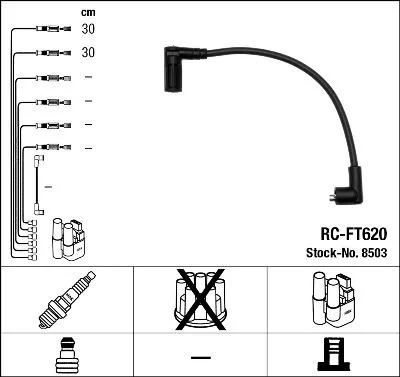 NGK Ignition Cable Kit (8503)