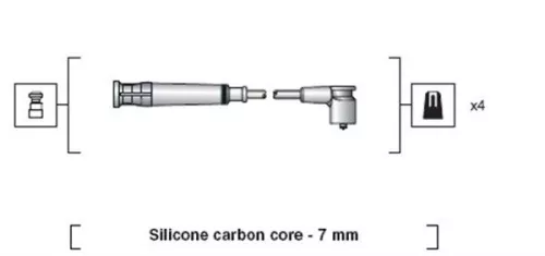 MAGNETI MARELLI Ignition Cable Kit (941318111269)