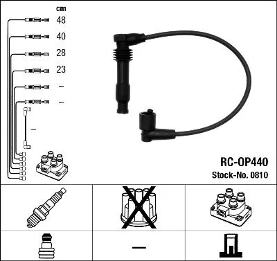 NGK Ignition Cable Kit (0810)