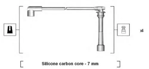 MAGNETI MARELLI Ignition Cable Kit (941295060878)