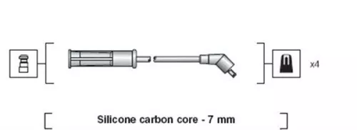MAGNETI MARELLI Ignition Cable Kit (941318111002)