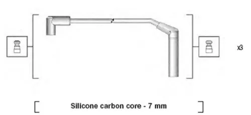 MAGNETI MARELLI Ignition Cable Kit (941365090932)