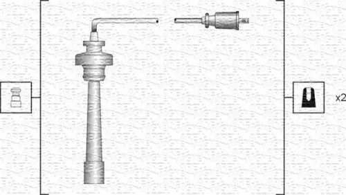 MAGNETI MARELLI Ignition Cable Kit (941318111192)