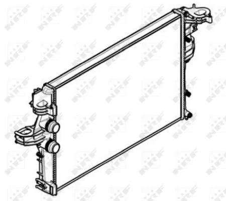 NRF Radiator, engine cooling (58430)