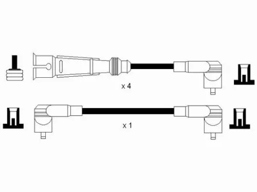 NGK Ignition Cable Kit (0964)
