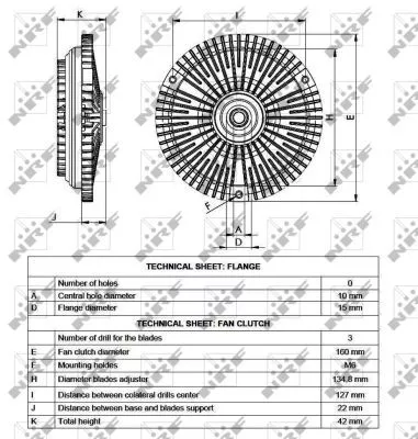 NRF Clutch, radiator fan (49564)