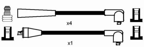 NGK Ignition Cable Kit (5408)