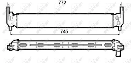 NRF Radiator, engine cooling (53126)