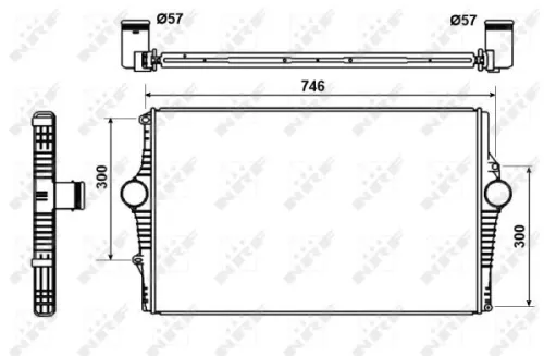 NRF Charge Air Cooler (30501)