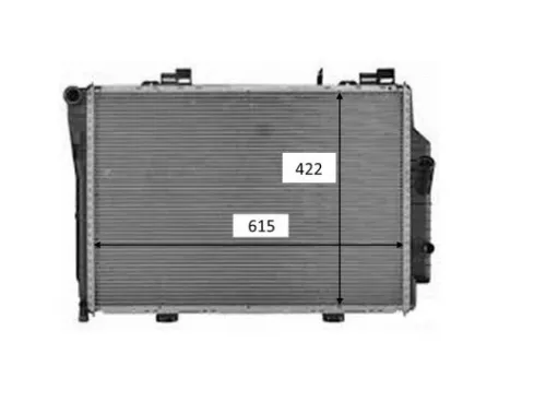 NRF Radiator, engine cooling (58489)