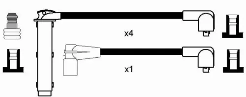 NGK Ignition Cable Kit (2585)