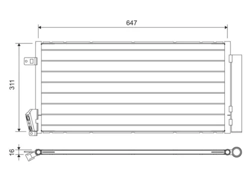 VALEO Condenser, air conditioning (814377)