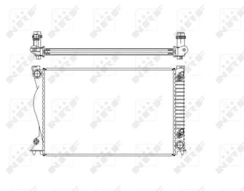 NRF Radiator, engine cooling (58220)
