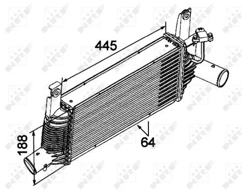 NRF Charge Air Cooler (30527)