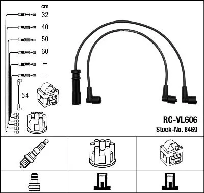 NGK Ignition Cable Kit (8469)