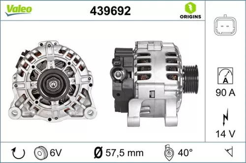 VALEO Alternator (439692)