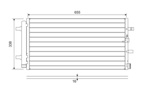VALEO Condenser, air conditioning (814370)