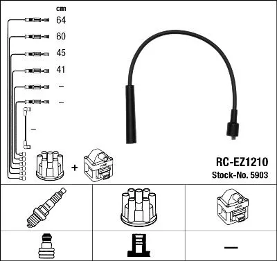 NGK Ignition Cable Kit (5903)