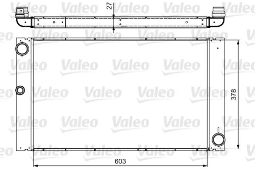 VALEO Radiator, engine cooling (735475)