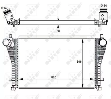 NRF Charge Air Cooler (30291)