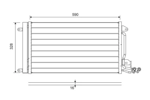 VALEO Condenser, air conditioning (814364)