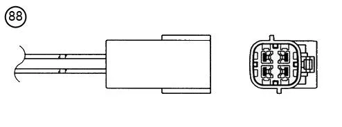 NTK Oxygen Sensor (1434)