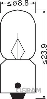 OSRAM Bulb, interior light (3796)