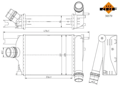 NRF Charge Air Cooler (30379)