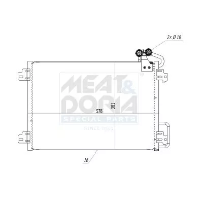 Condenser, air conditioning