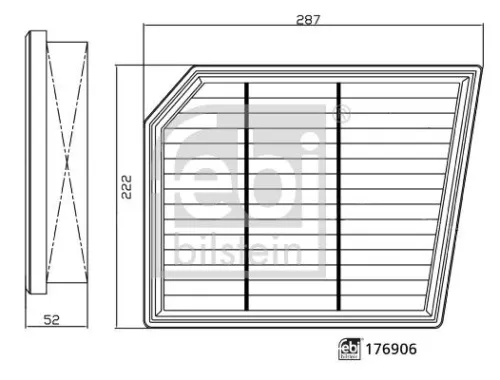 FEBI BILSTEIN Air Filter (176906)
