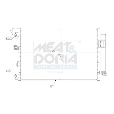 Condenser, air conditioning