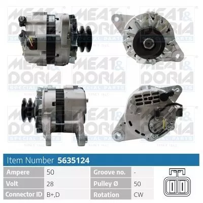 MEAT & DORIA Alternator (5635124)
