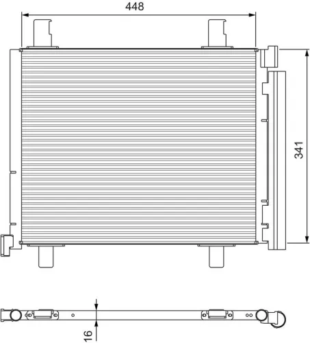 VALEO Condenser, air conditioning (814168)