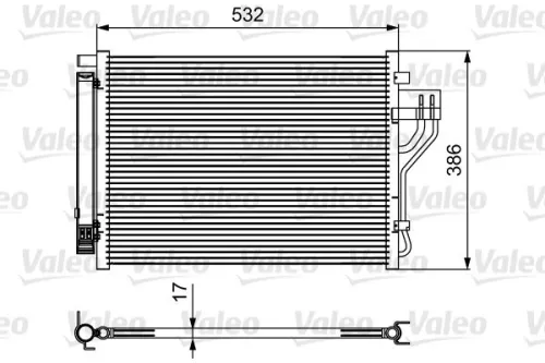 VALEO Condenser, air conditioning (814494)