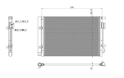 NRF Condenser, air conditioning (350496)