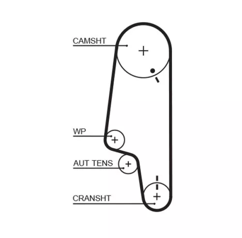 GATES Water Pump & Timing Belt Kit (KP15427XS-2)