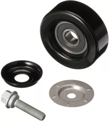 GATES Deflection/Guide Pulley, V-ribbed belt (T39276)