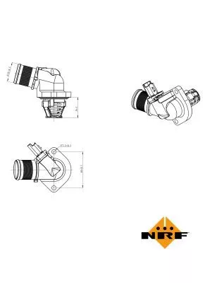 NRF Thermostat, coolant (725015)
