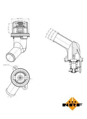 NRF Thermostat, coolant (725055)
