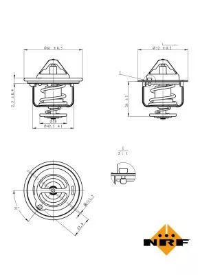 NRF Thermostat, coolant (725143)