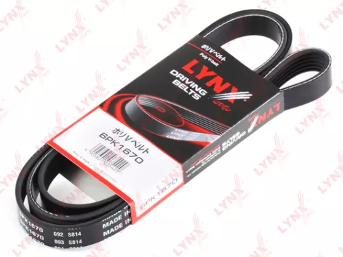 LYNXAUTO V-ribbed Belt (6PK1670)