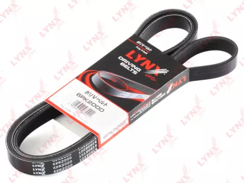LYNXAUTO V-ribbed Belt (6PK2000)