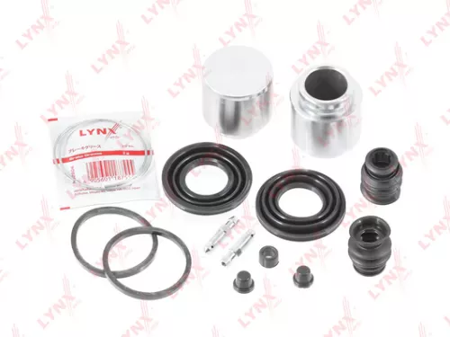 LYNXAUTO Brake caliper repair kit with piston, front (d43 mm, Akebono) (BC-6196)