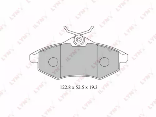 LYNXAUTO Disc brake pads, front (BD-2204)
