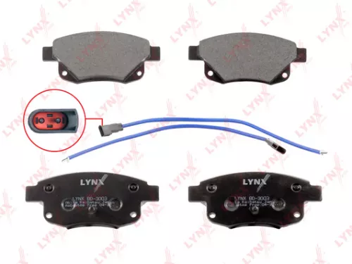 LYNXAUTO Disc brake pads, rear (BD-3003)