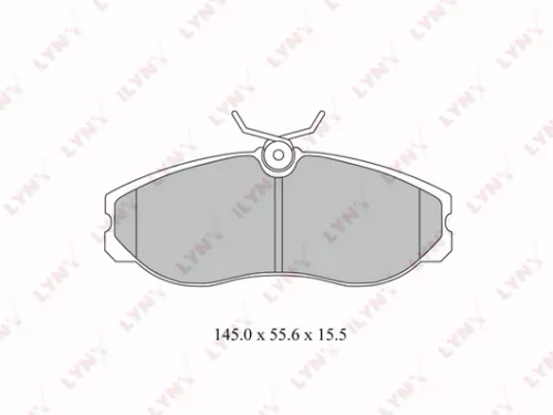 LYNXAUTO Disc brake pads, front (BD-3028)