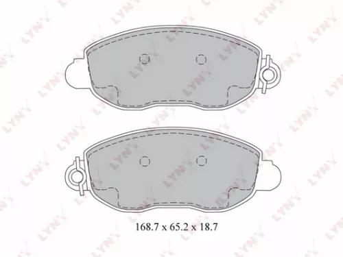 LYNXAUTO Disc brake pads, front (BD-3033)