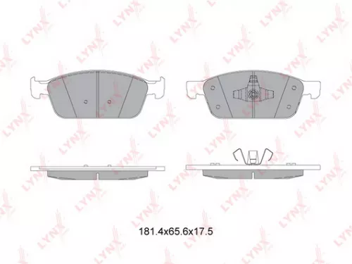 Disc brake pads, front